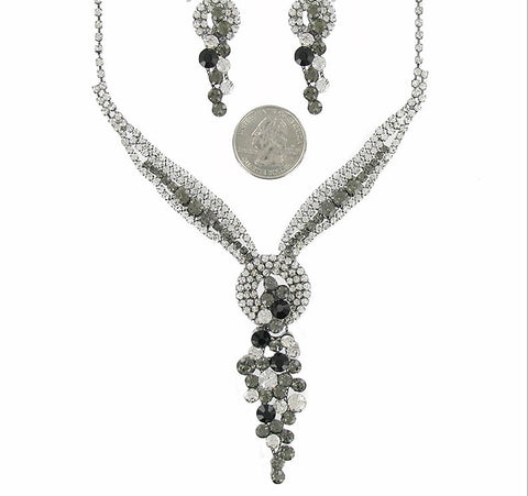 Rhinestone Necklace Set - All That Glitters - 1