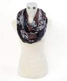 Paisley Print Infinity Scarf - All That Glitters - 5