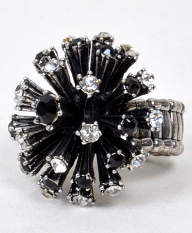 Stretch Flower Ring - All That Glitters