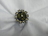 Stretch Flower Ring - All That Glitters - 2