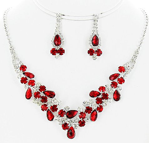 Rhinestone Necklace Set - All That Glitters - 1