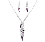 Rhinestone Necklace and Earring Set - All That Glitters - 5