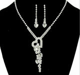 Formal Rhinestone Necklace And Earring Set - All That Glitters - 3