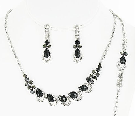 Rhinestone Necklace Set - All That Glitters