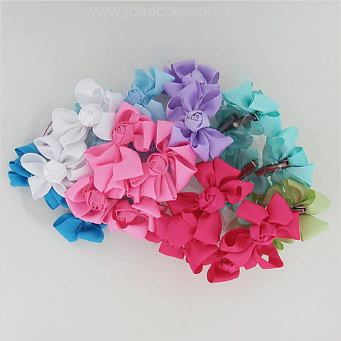 Flower Hair Bow Set - All That Glitters - 1