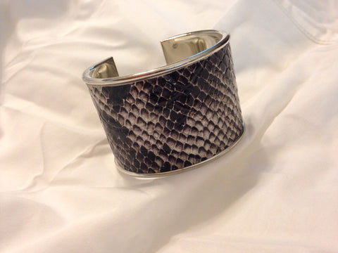 Python Covered Metal Cuff - All That Glitters