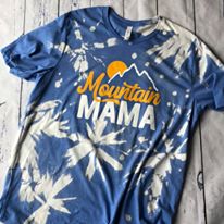 Bleached Mountain Mama T-Shirt
