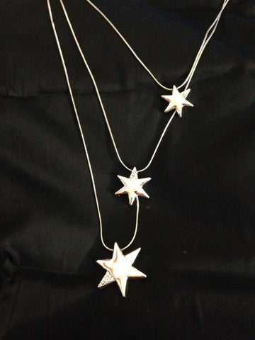Shooting Star Triple Necklace - All That Glitters