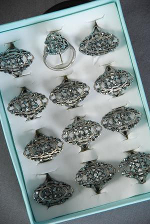 Filigree Marcasite Ring - All That Glitters