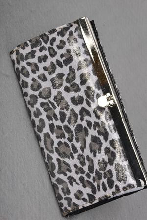 Fabric Leopard Print Wallet - All That Glitters