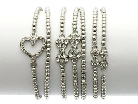 7   Piece Stackable Bracelets - All That Glitters