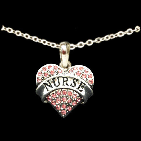Nurse Heart Pendant Necklace - All That Glitters