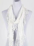 Lace Fringe Scarf - All That Glitters - 3