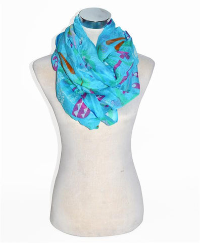 Spring Print Infinity Scarf - All That Glitters - 2