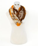 Paisley Print Infinity Scarf - All That Glitters - 3