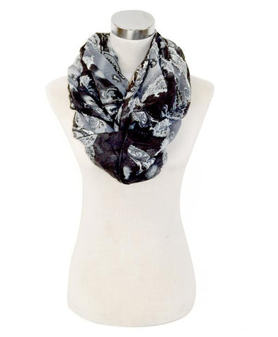 Paisley Print Infinity Scarf - All That Glitters - 4