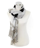 Oblong Butterfly Print Scarf - All That Glitters - 7