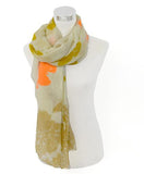 Oblong Butterfly Print Scarf - All That Glitters - 5