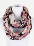Flower Print Infinity Scarf - All That Glitters - 1