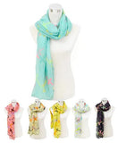 Oblong Cross Print Scarf - All That Glitters - 1