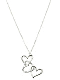 Stacked Heart Necklace - All That Glitters - 2