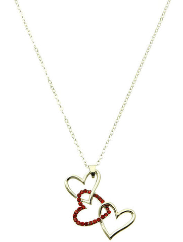 Stacked Heart Necklace - All That Glitters - 1