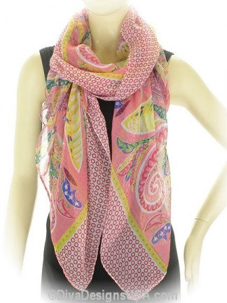 Paisley Print Scarf - All That Glitters