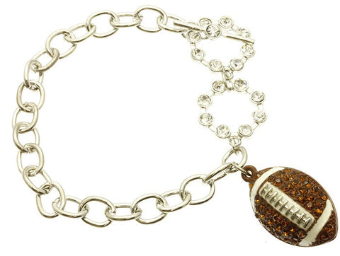 Football Toggle Bracelet - All That Glitters