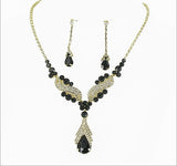 Formal Rhinestone Necklace And Earring Set - All That Glitters - 3