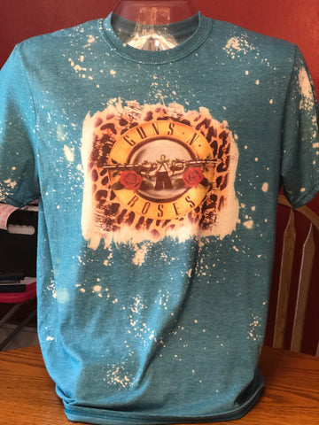 Bleached Guns N Roses Leopard T-Shirt