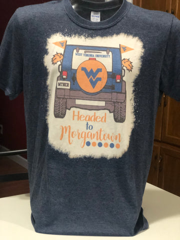 Bleached WV Jeep T-Shirt