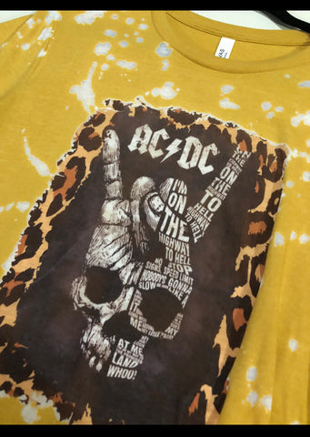 Bleached ACDC T-Shirt #5
