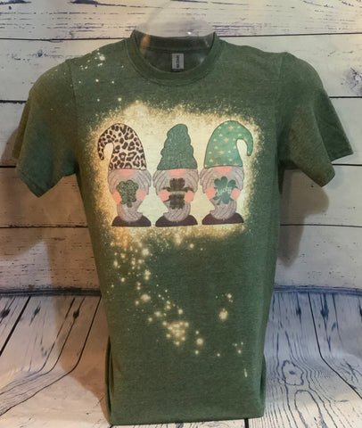 Bleached St Patty's Gnomes T-Shirt