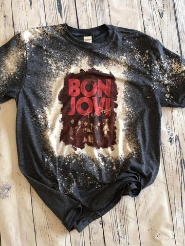 Bleached Bon Jovi The Story T-Shirt