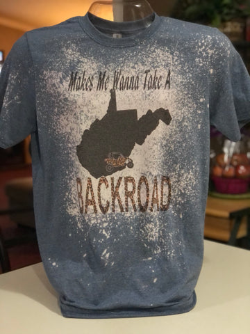 Bleached Wanna Take A Back Road T-shirt