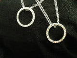 Rhinestone Circle of Life Necklace - All That Glitters - 1