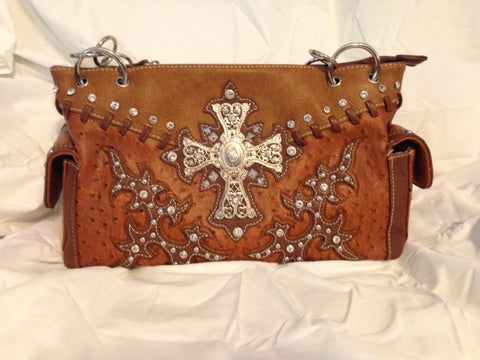 Rhinestone Cross Handbag - All That Glitters