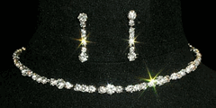 Rhinestone Necklace Set - All That Glitters