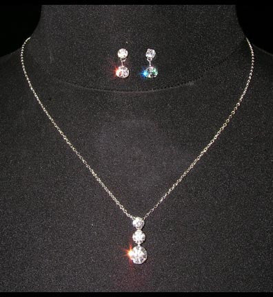 Past, Present, Future Necklace set - All That Glitters